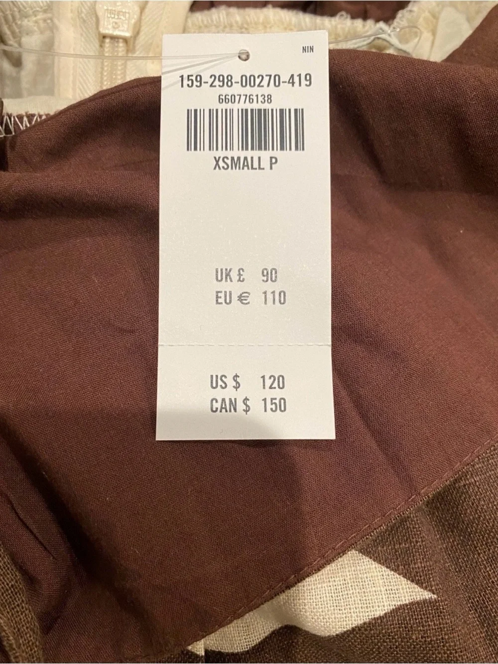 NWT Abercrombie & Fitch Tie-Back Babydoll Maxi Dress XSP